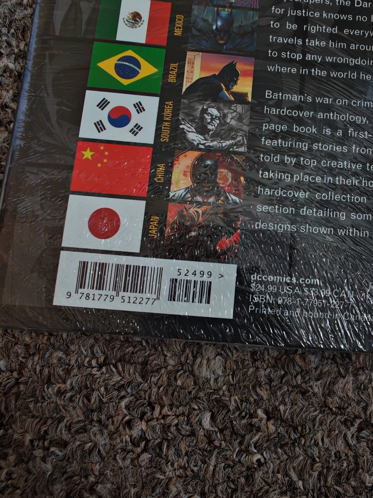 BATMAN THE WORLD HARDCOVER (176 Pages) New Hardback