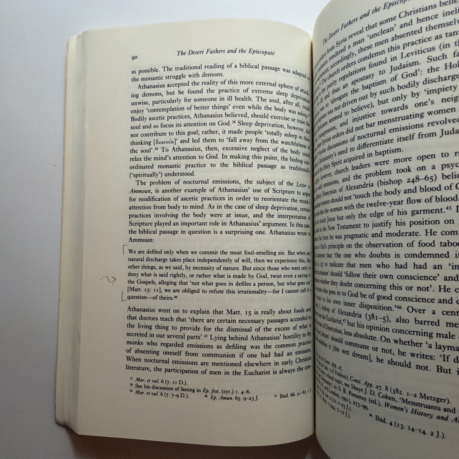 Athanasius and Asceticism by David Brakke 1998 Vintage Paperback