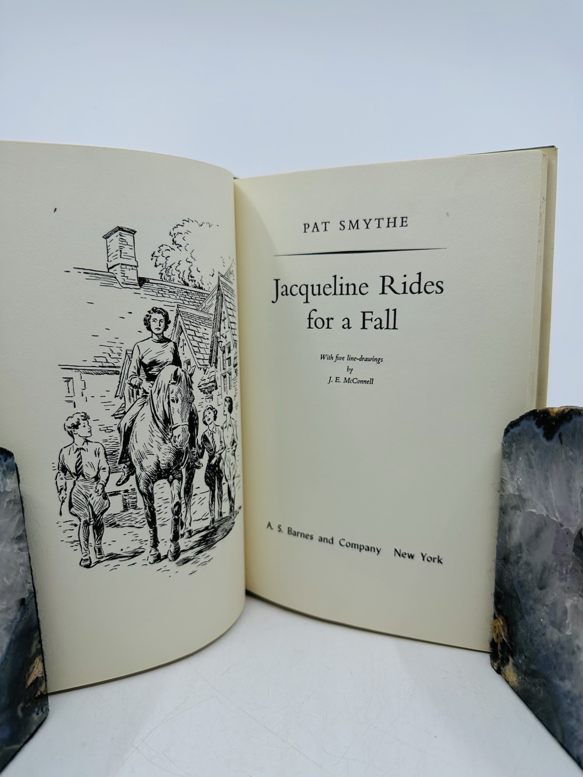 Pat Smythe 3 Bk Lot HC DJ Three Jays Series 1958 1959 First Edition equestrian