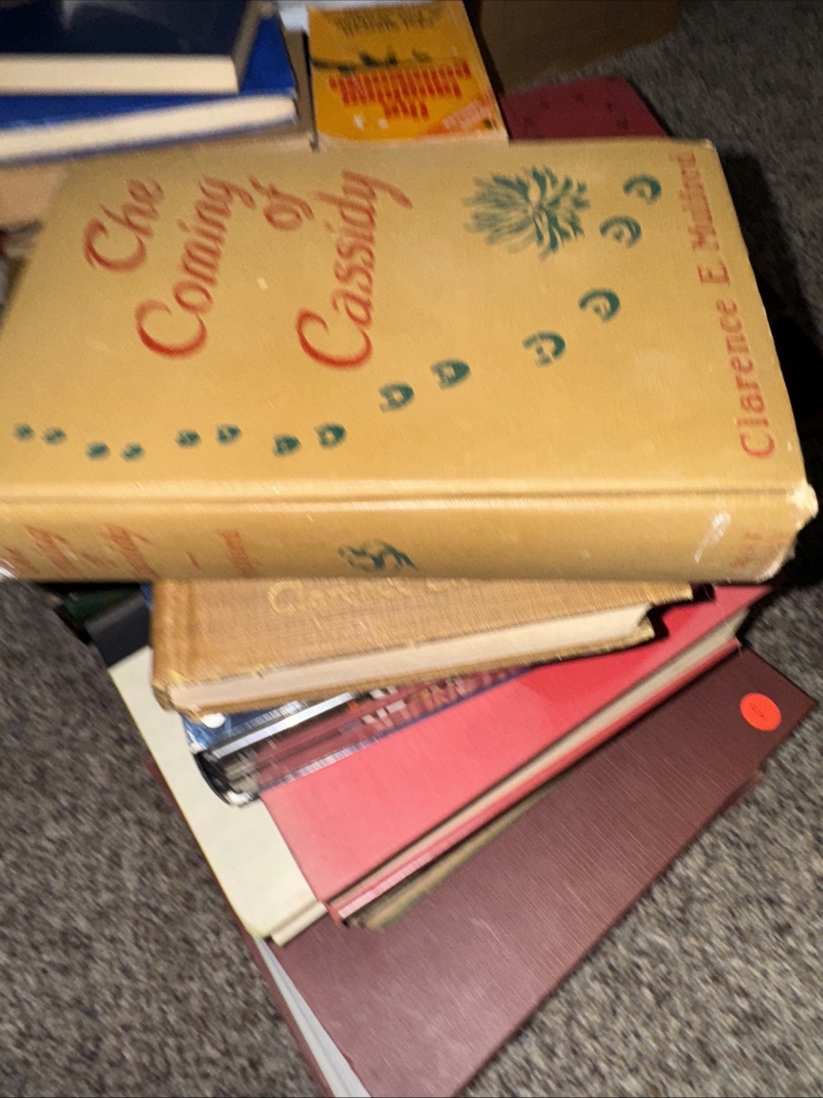The Coming of Cassidy by Clarence E. Mulford, NY: AL Burt Co, 1913, 488 pages.