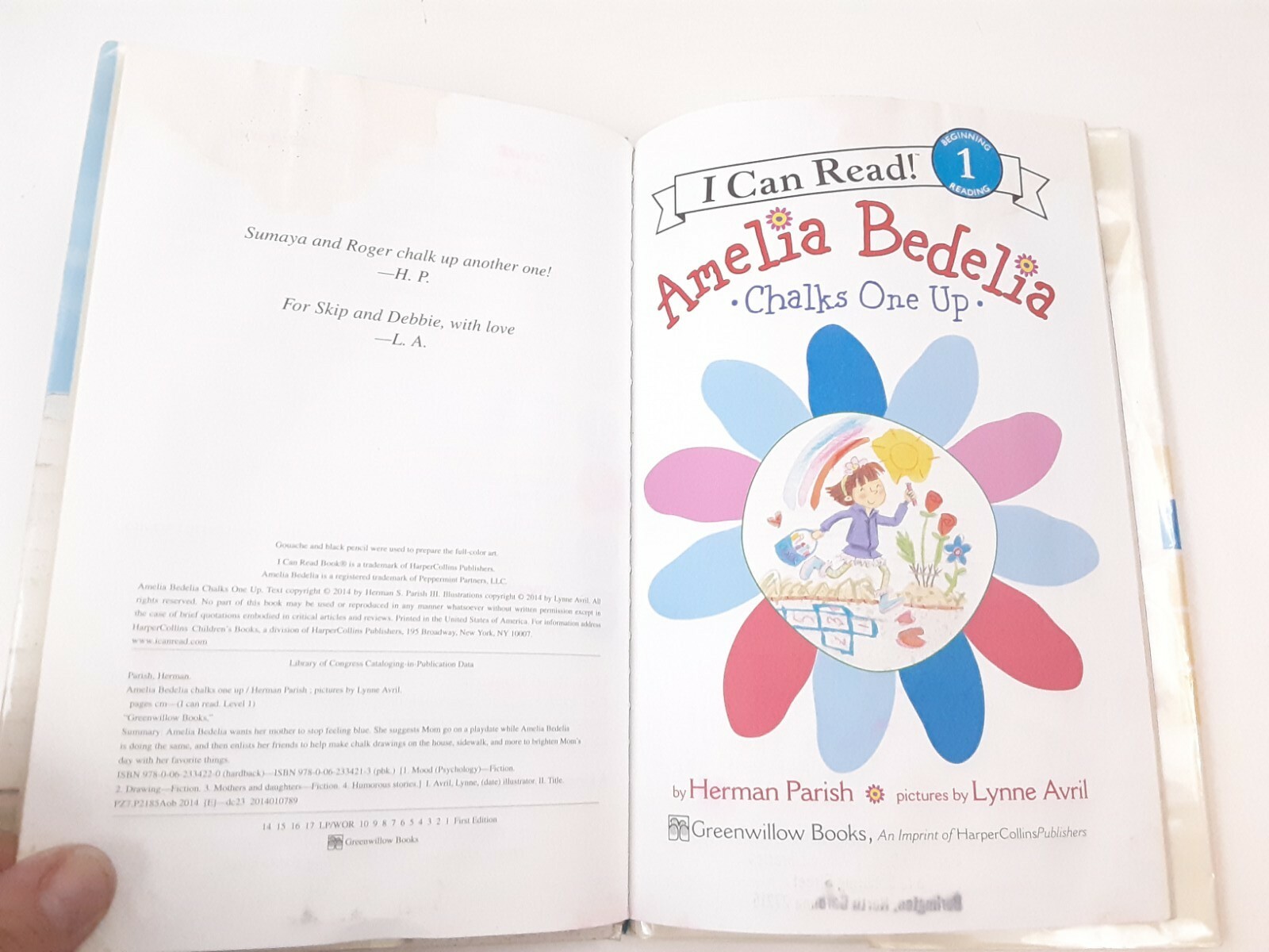 Amelia Bedelia Chalks It Up! Hardcover Herman Parish