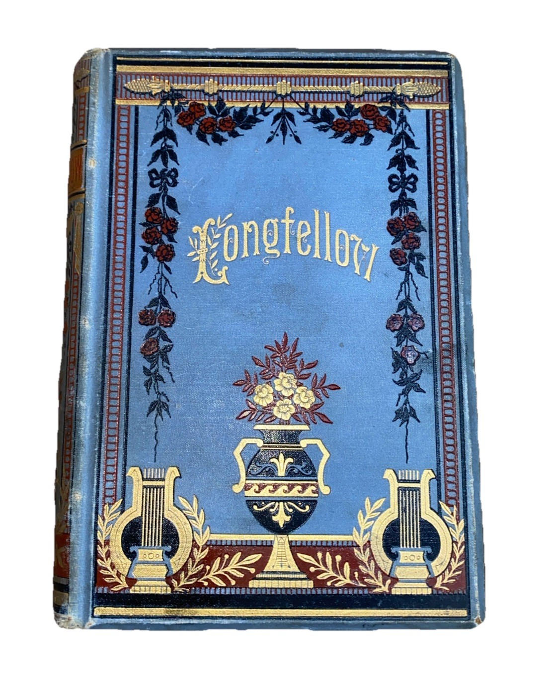Antique POETICAL WORKS OF HENRY WADSWORTH LONGFELLOW Landscape Series of Poets