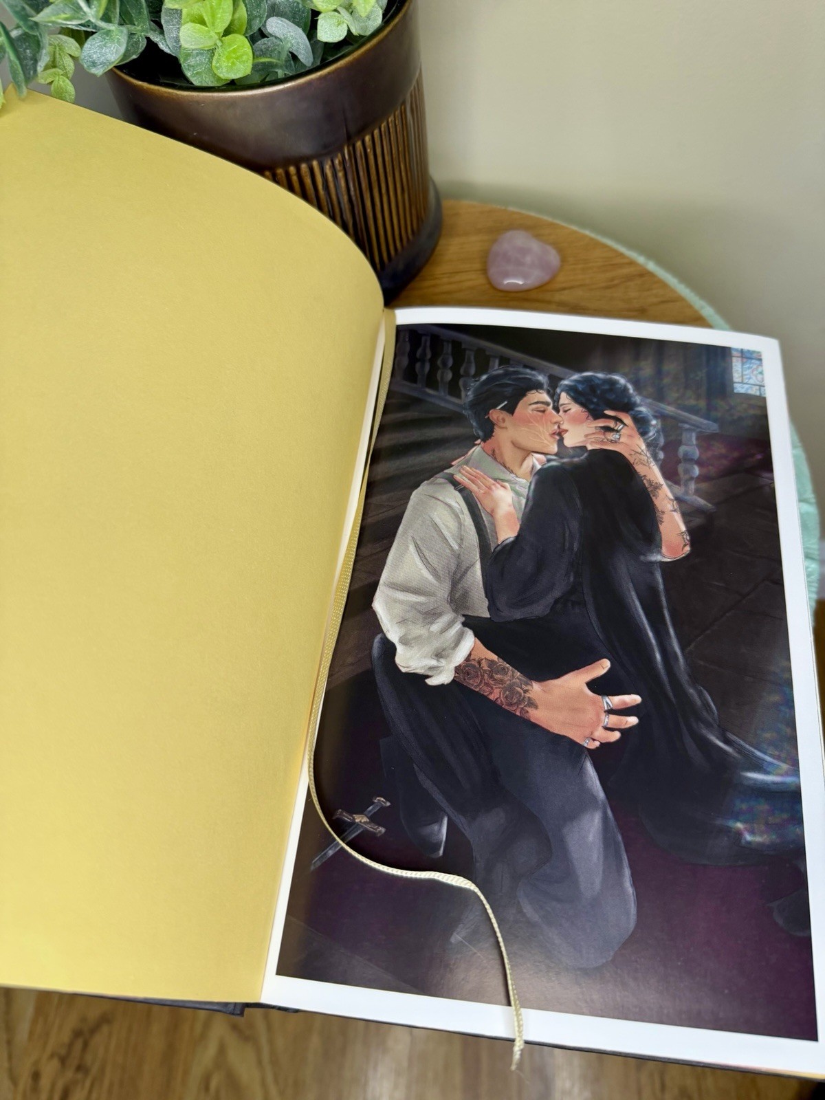 Scarred Emily McIntire Deluxe HC Sprayed Edges Art Pages Printed Signature