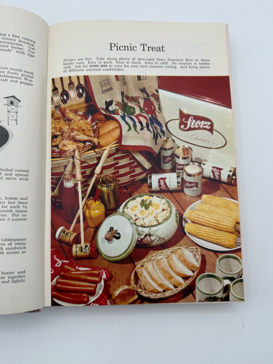 Vintage 1957 New Storz Cookbook Revised Edition Beer Brewery Omaha NE HC Recipes