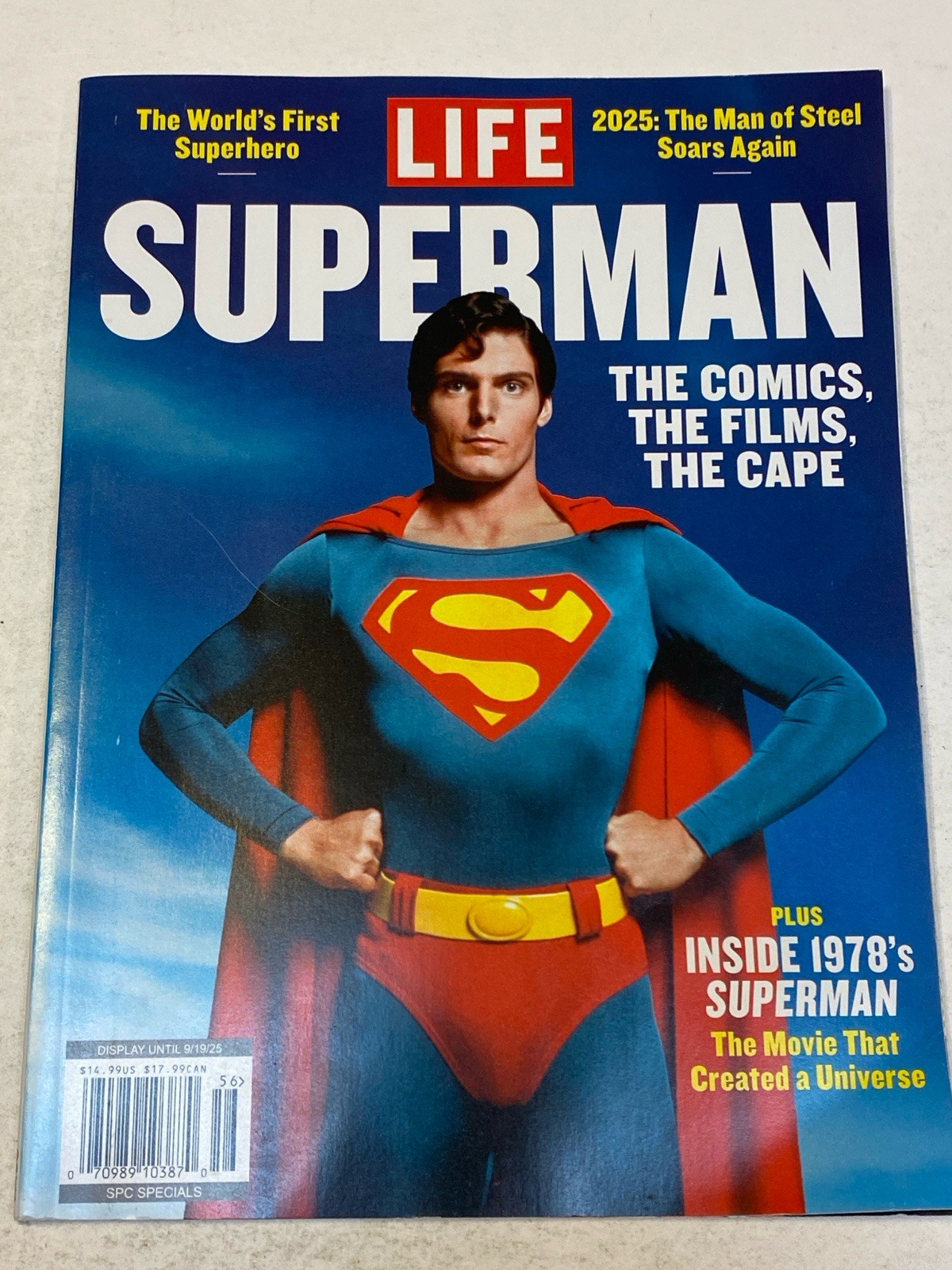 Life Magazine SPC Specials 2025 Superman Christopher Reeve George Comics Movies