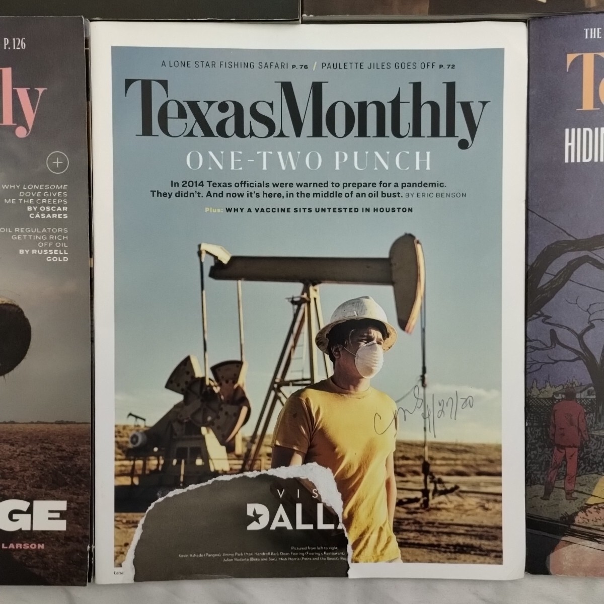 TEXAS MONTHLY Magazine Lot Of 10 2020-2022-2023 Elon Musk Hogs Tanya Tucker #1