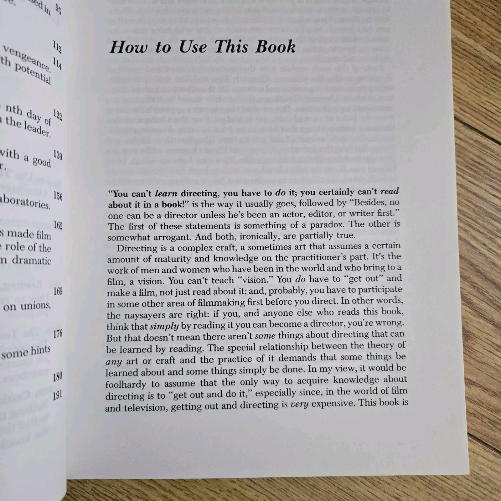 Directing for Film and Television: Christopher Lukas PAPERBACK Anchor Press 1985
