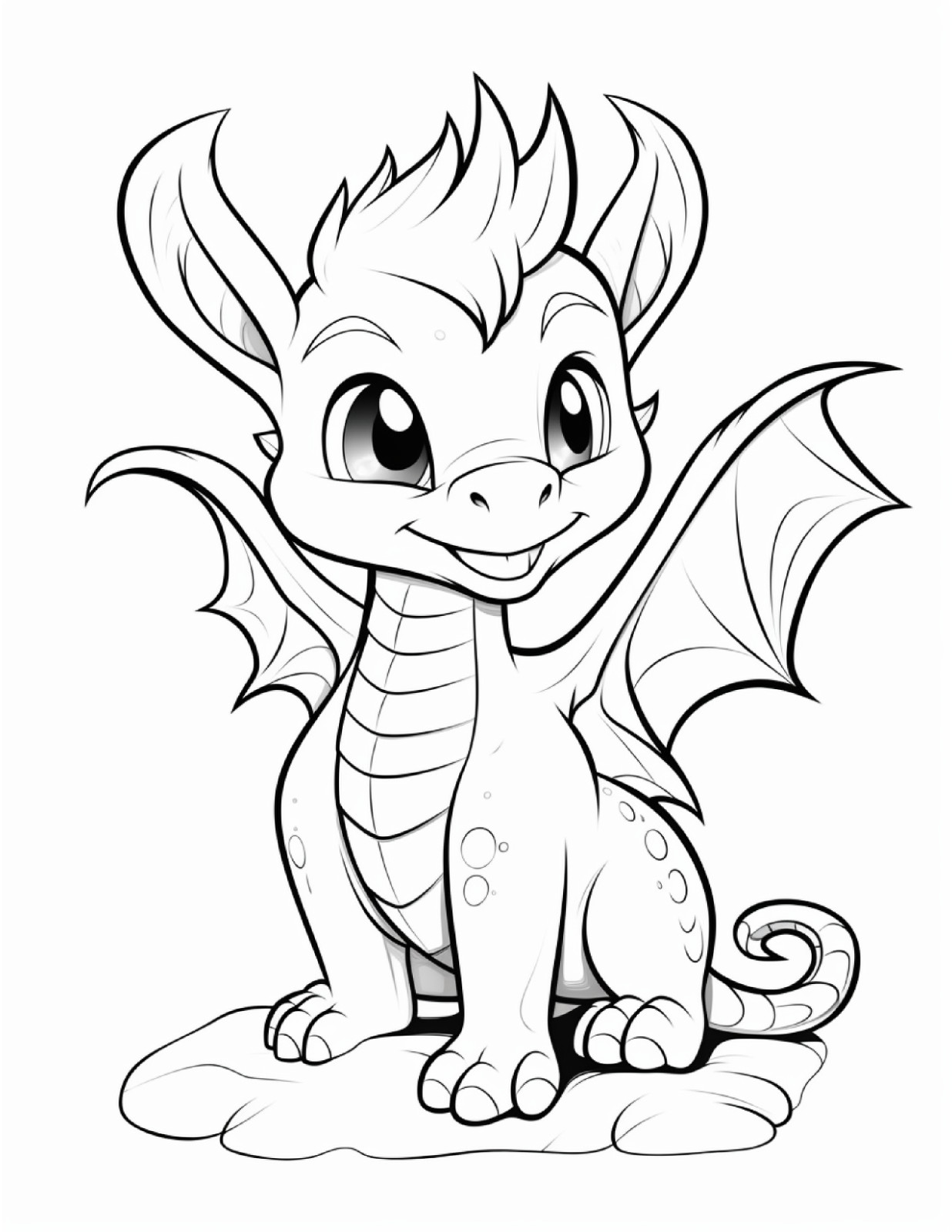 Baby Dragons Coloringbook geat fun for everone and all ages