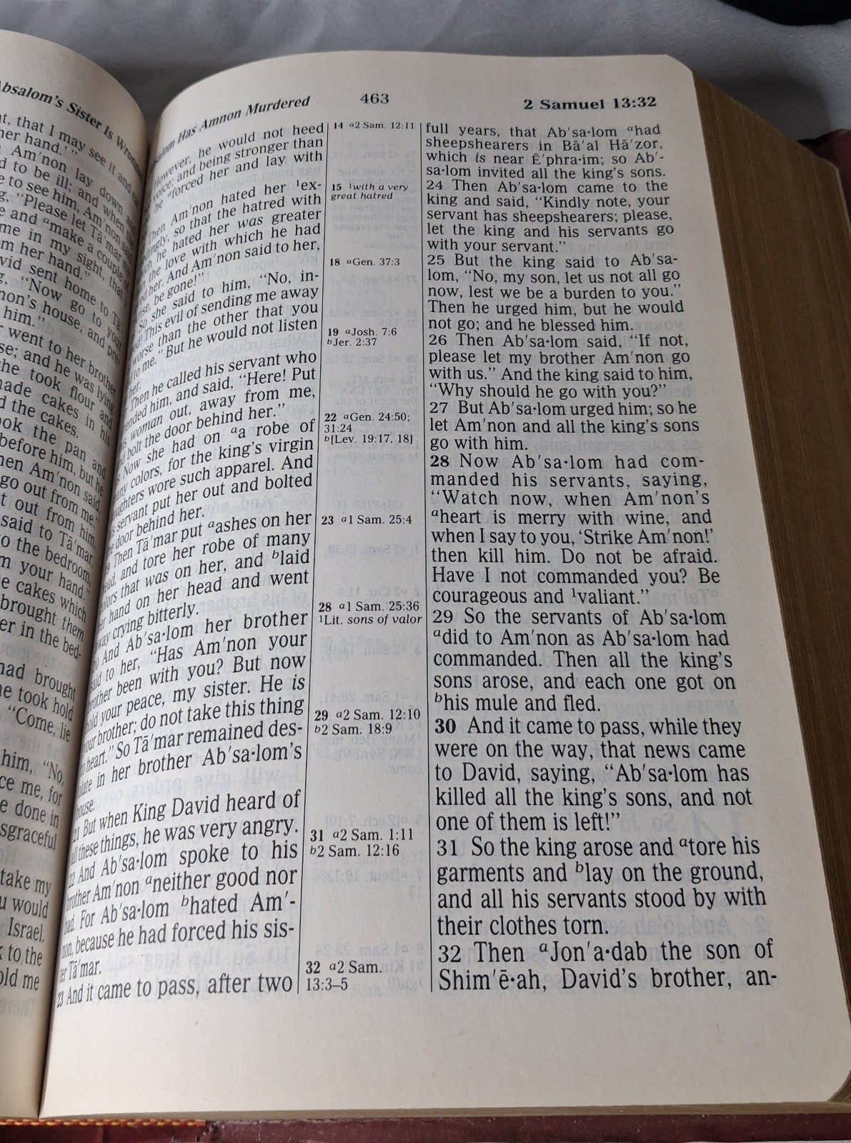 Holy Bible New KJV Thomas Nelson Regency Burgundy Faux Leather Giant Print