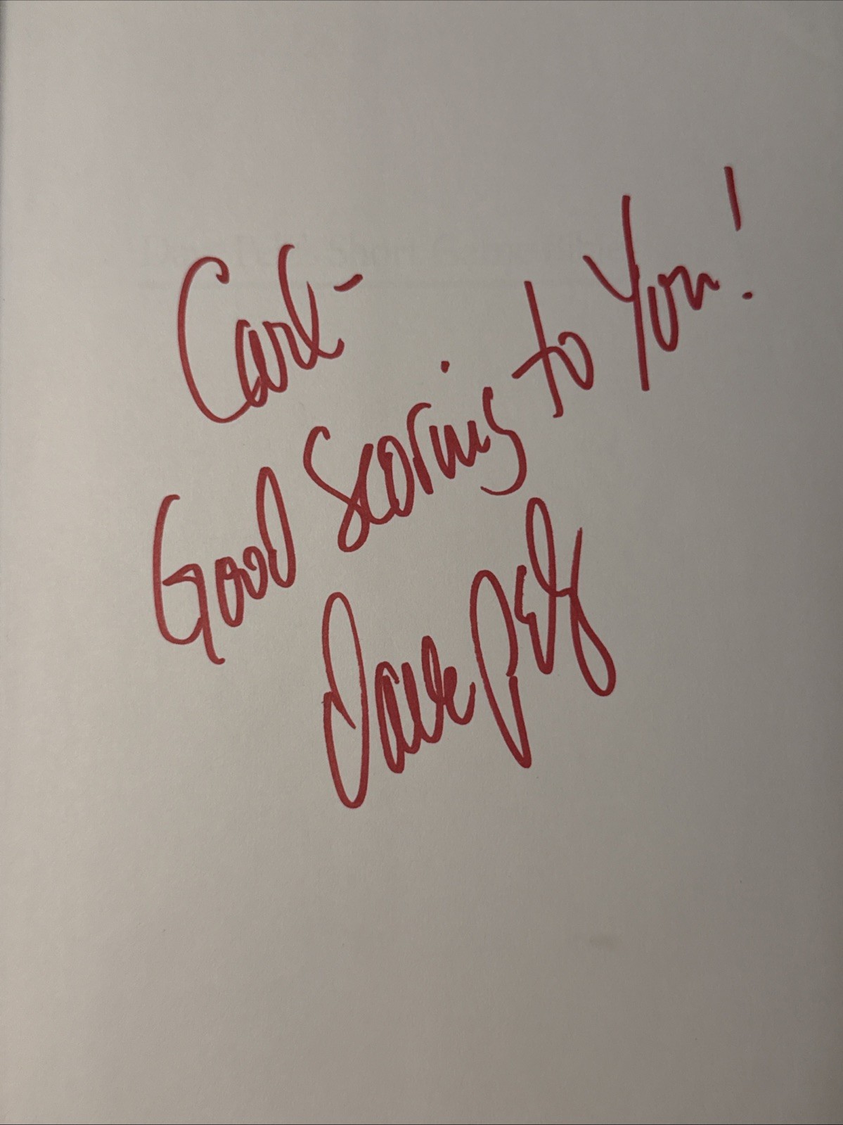 SIGNED Dave Pelz Short Game Bible 1999 Hardcover Golf DJ 1st