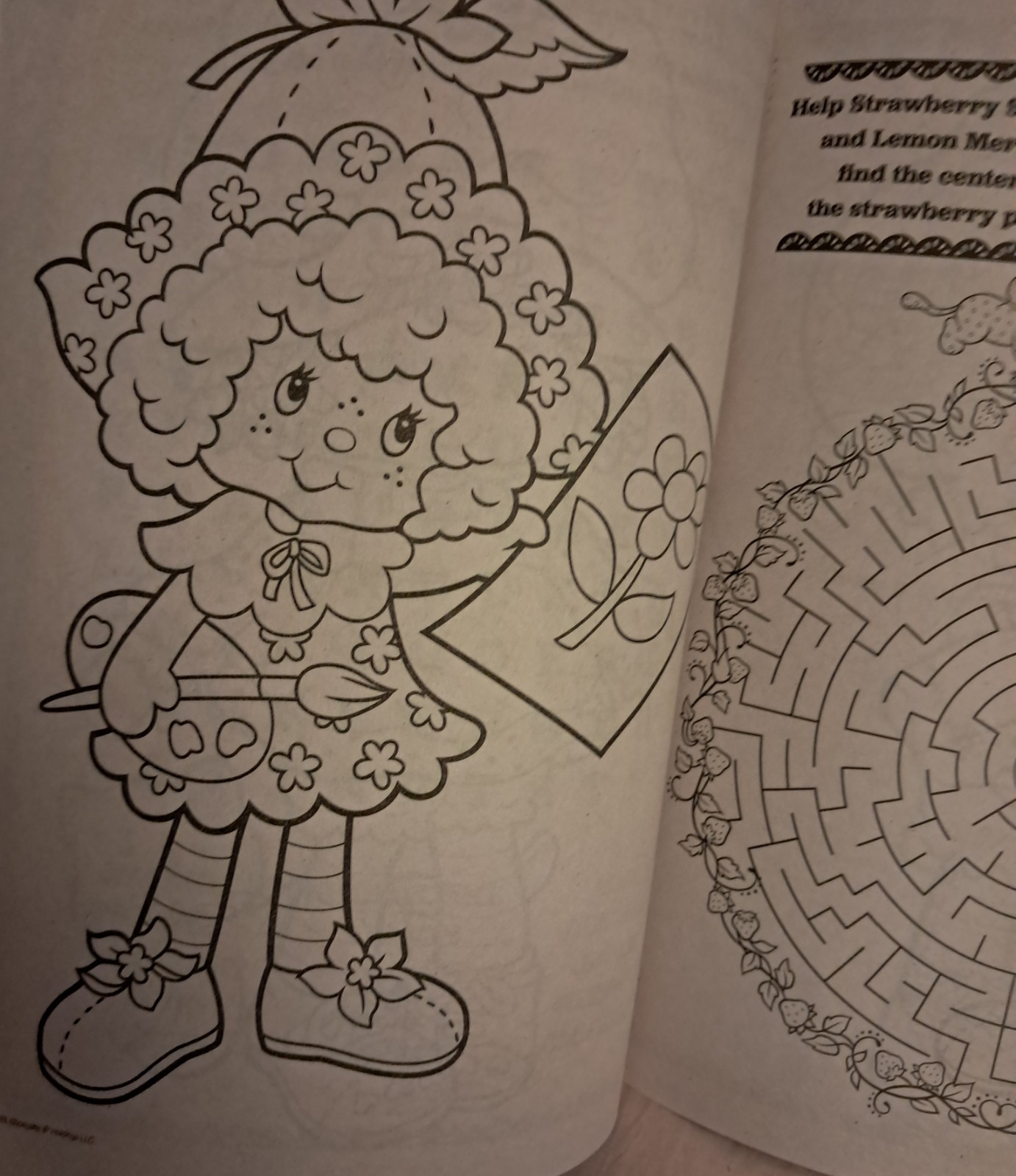 ❤️ THE WORLD Of ●STRAWBERRY SHORTCAKE● 🍓•BERRY BESTIES Coloring/Activity Book.