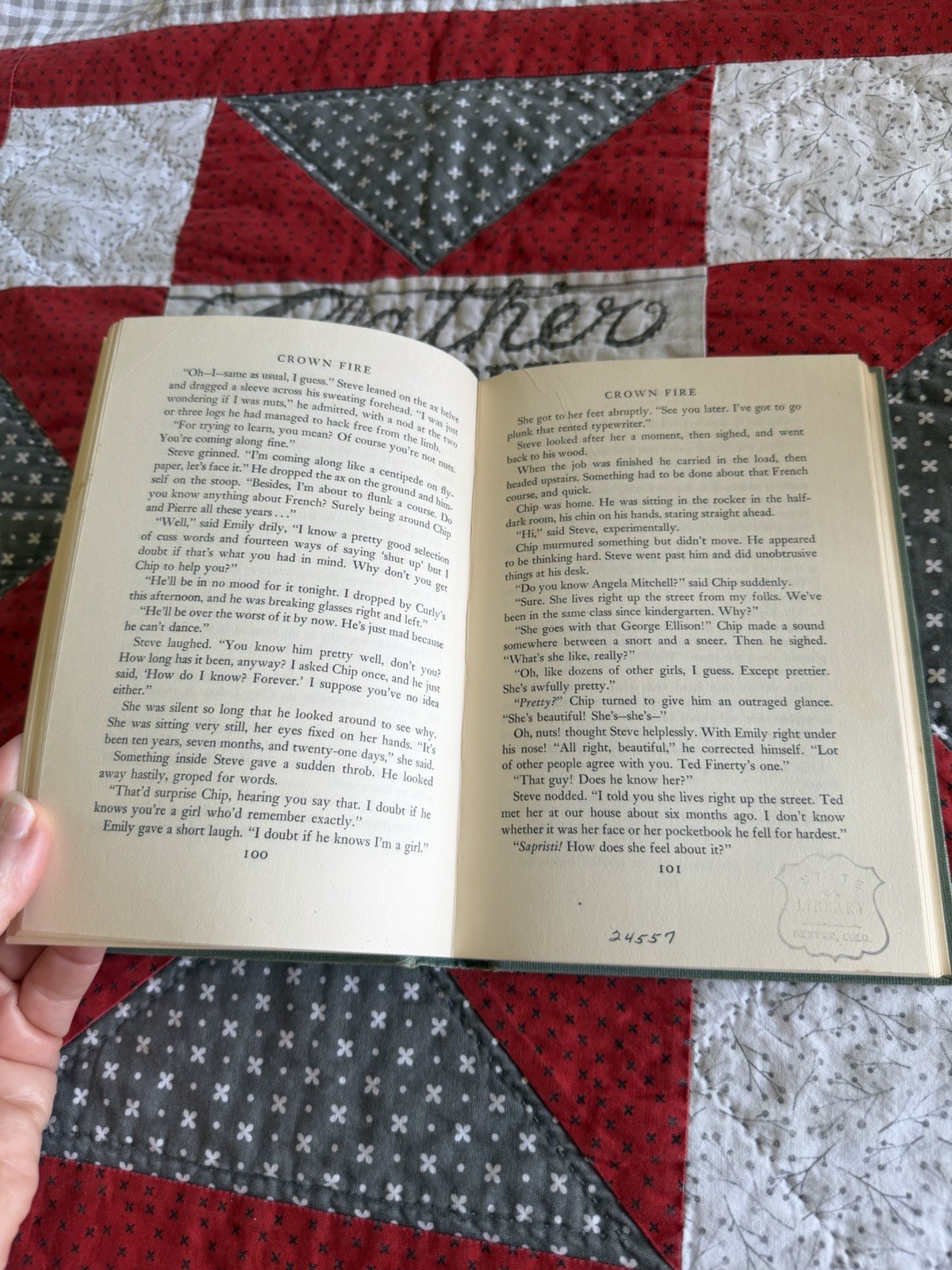 Crown Fire, Eloise Jarvis McGraw, 1951 Hardcover Vintage Children’s Book