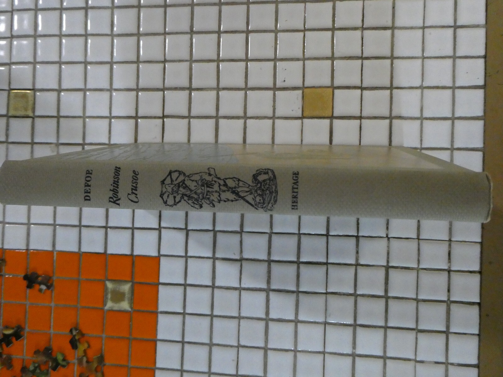 Pub 1939 Robinson Crusoe Heritage Edition Illustrated 299 Pages Daniel Defoe