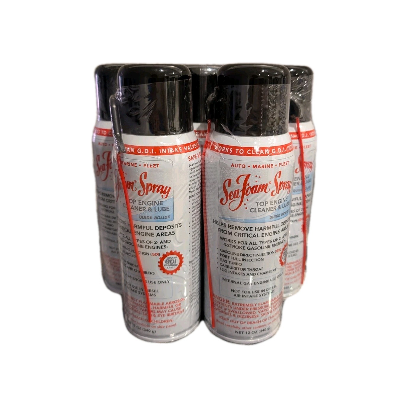 5 Pack Sea Foam SS14 Top Engine Cleaner and Lube – 12oz.