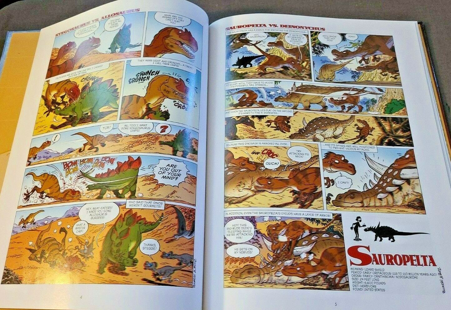 Dinosaurs Graphic Novels Ser.: Dinosaurs 3-D by Arnaud Plumeri (2015, Hardcover)