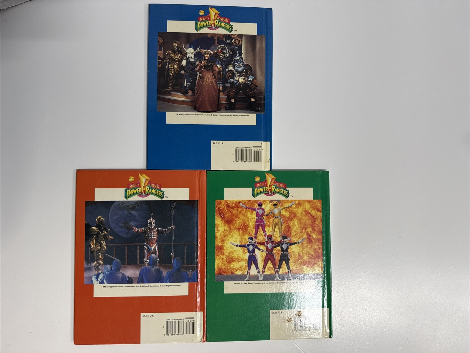 Saban’s Mighty Morphin Power Rangers Vol. 1, Vol. 2, and Vol. 3 1994 Tokuma
