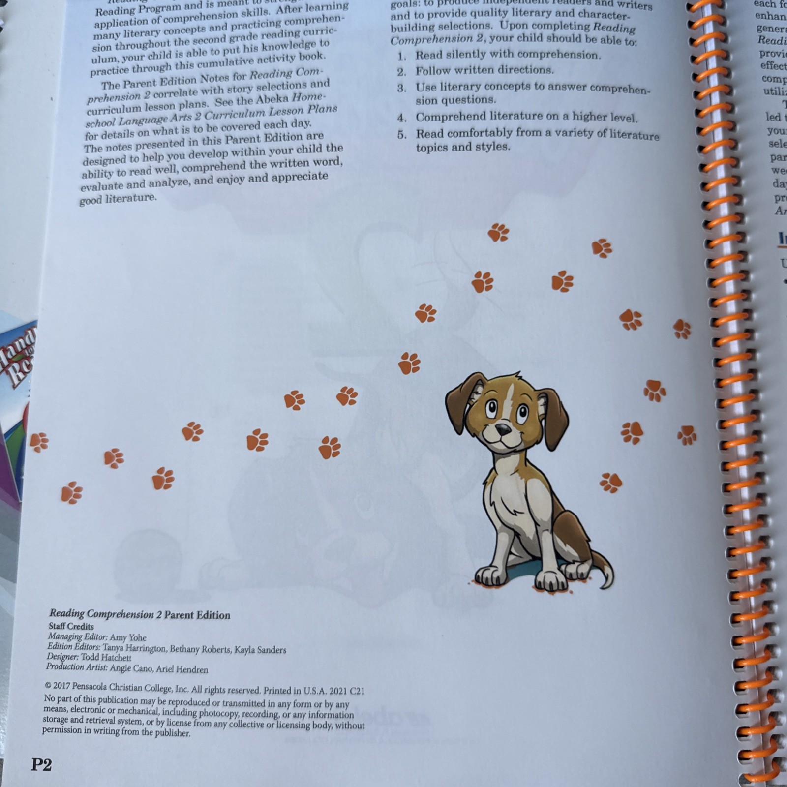 Abeka Reading 2 Answer Key Skill Sheet Key Handbook For Reading and 2 Readers