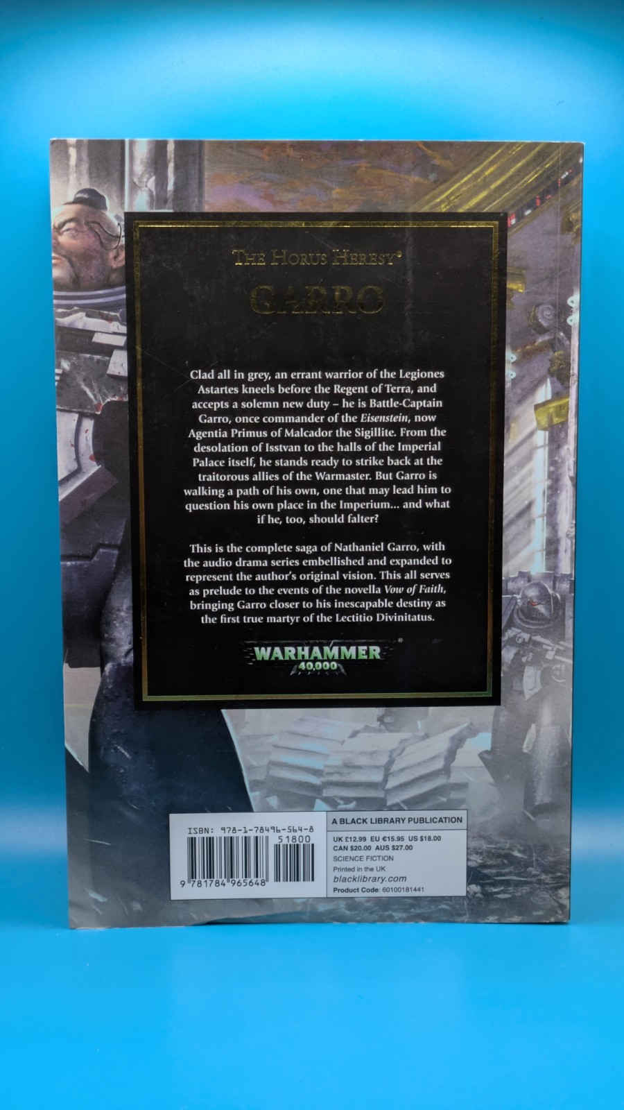 The Horus Heresy: Garro Weapon of Fate – Trade TPB – James Swallow Warhammer 40K