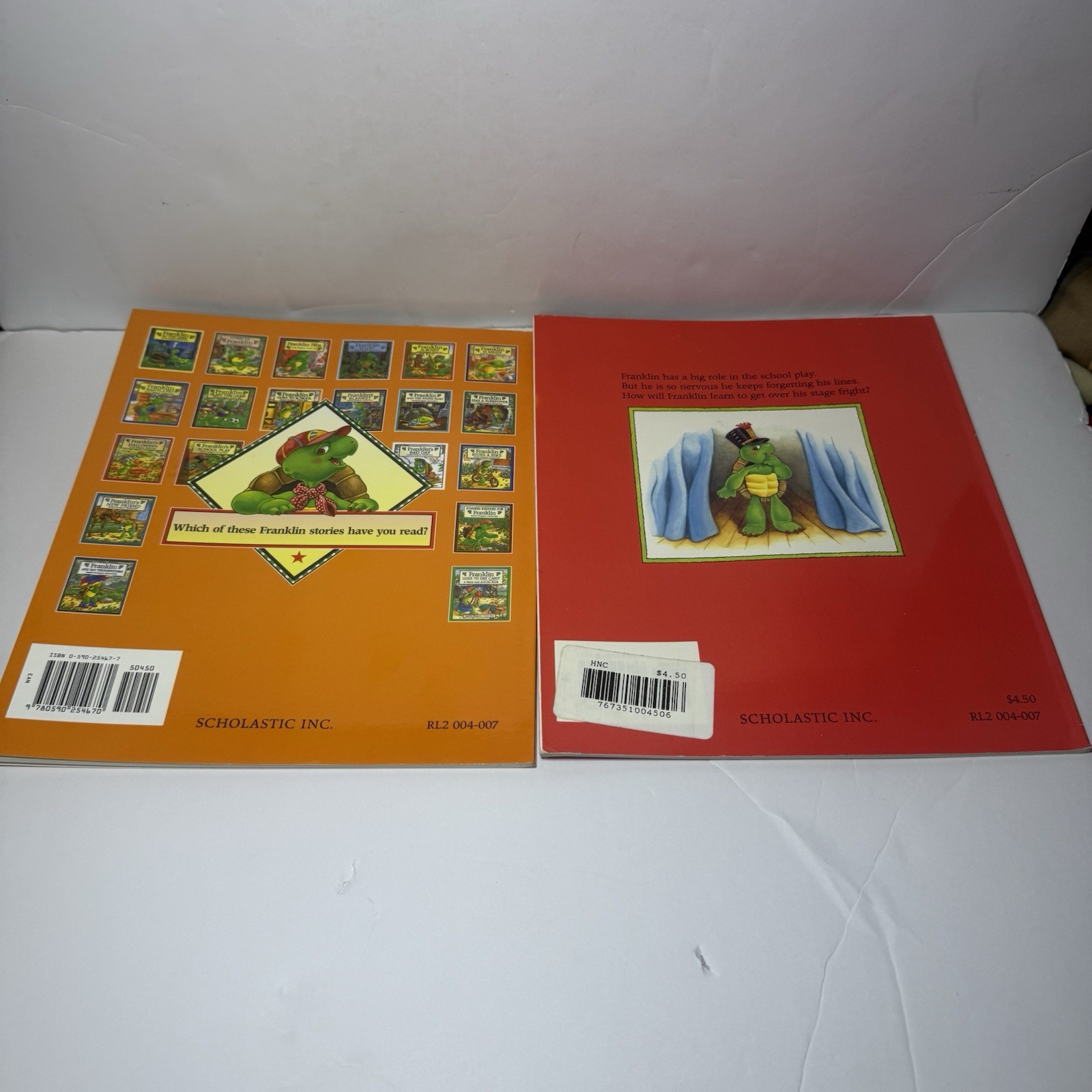 Lot Of 12 Franklin the Turtle Picture Books Paulette Bourgeois & Brenda Clark