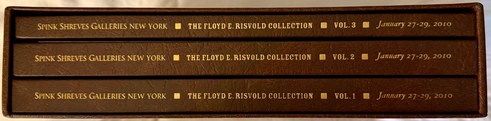 The Floyd E. Risvold Collection, Spink Shreves Galleries New York, 3 Vols.