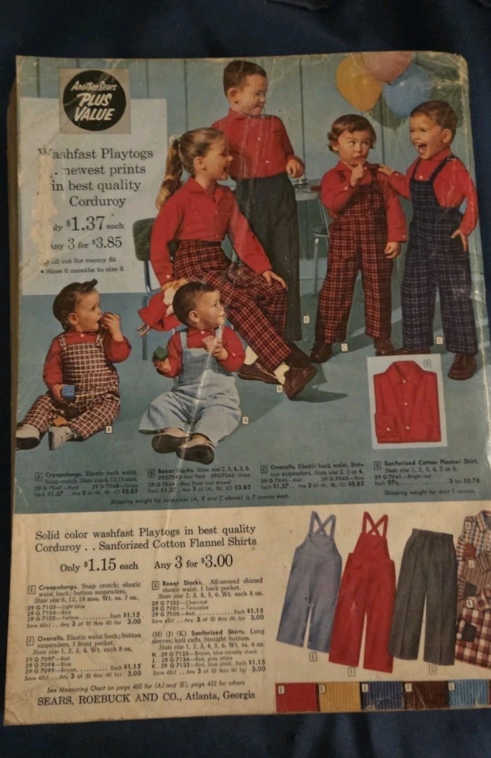 SEARS 1958 FALL AND WINTER CATALOG OVER 1500 PAGES RARE HTF CHRISTMAS 50s USA
