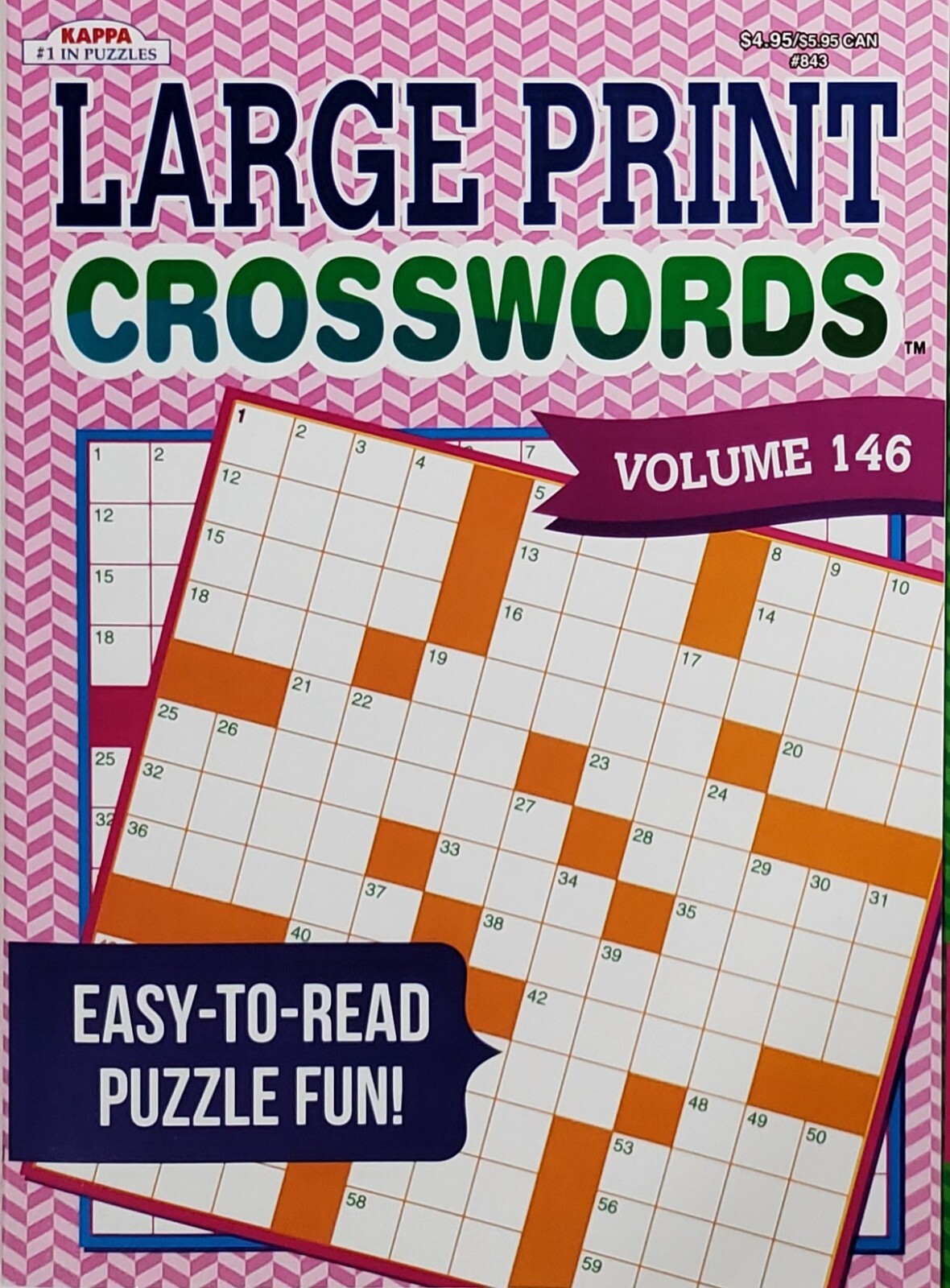 Kappa Large Print Crosswords Puzzle Books, Largest Selection of Volumes. U-PICK!