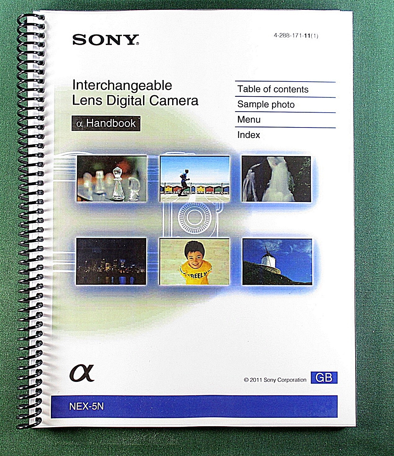 Sony NEX-5N Handbook Manual: Full Color 200 Pages & Protective Covers!