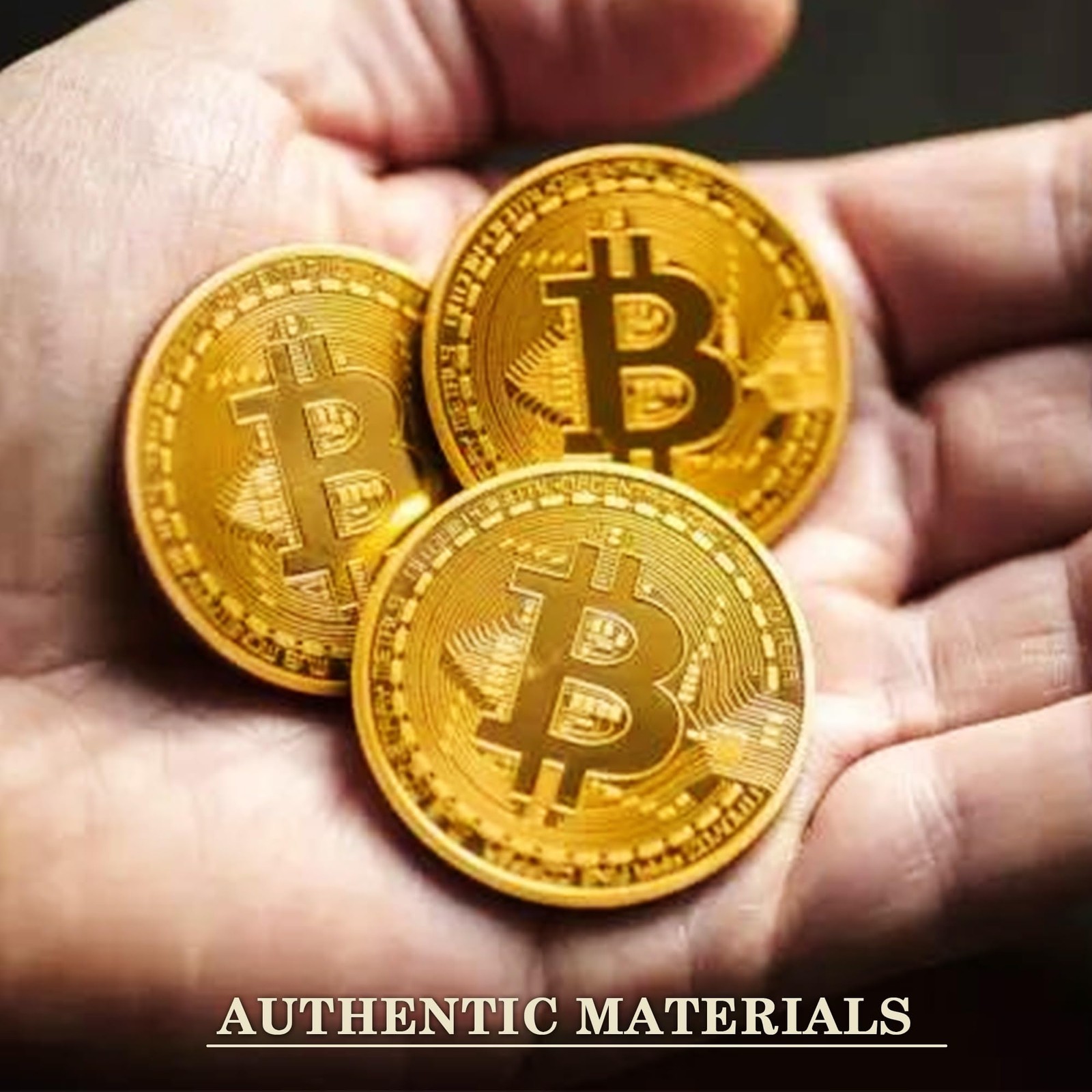 SOLIPECT 9PC Bitcoin Coin | Physical 40Mm Diameter, 1.5Mm Thick, 20G Weight