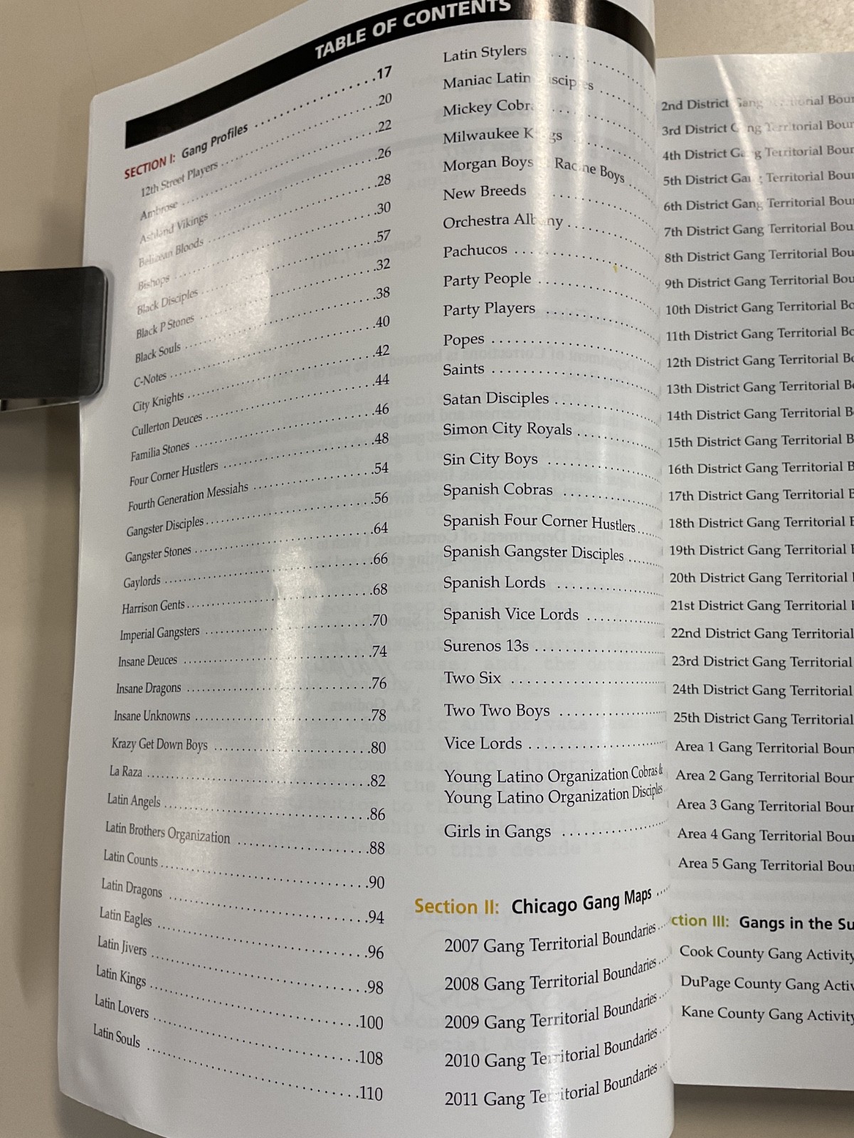 Chicago Crime Commission Gang Book 2012 SC Guide to Understanding Street Gangs