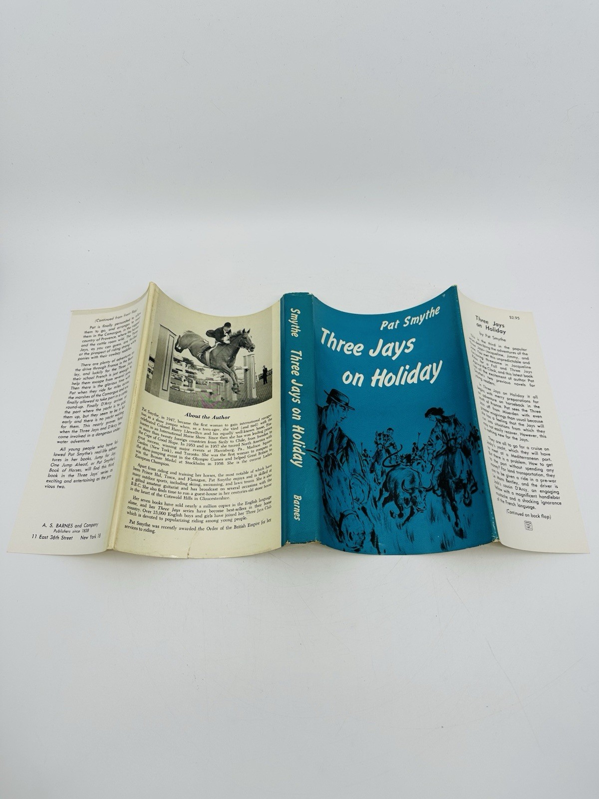 Pat Smythe 3 Bk Lot HC DJ Three Jays Series 1958 1959 First Edition equestrian