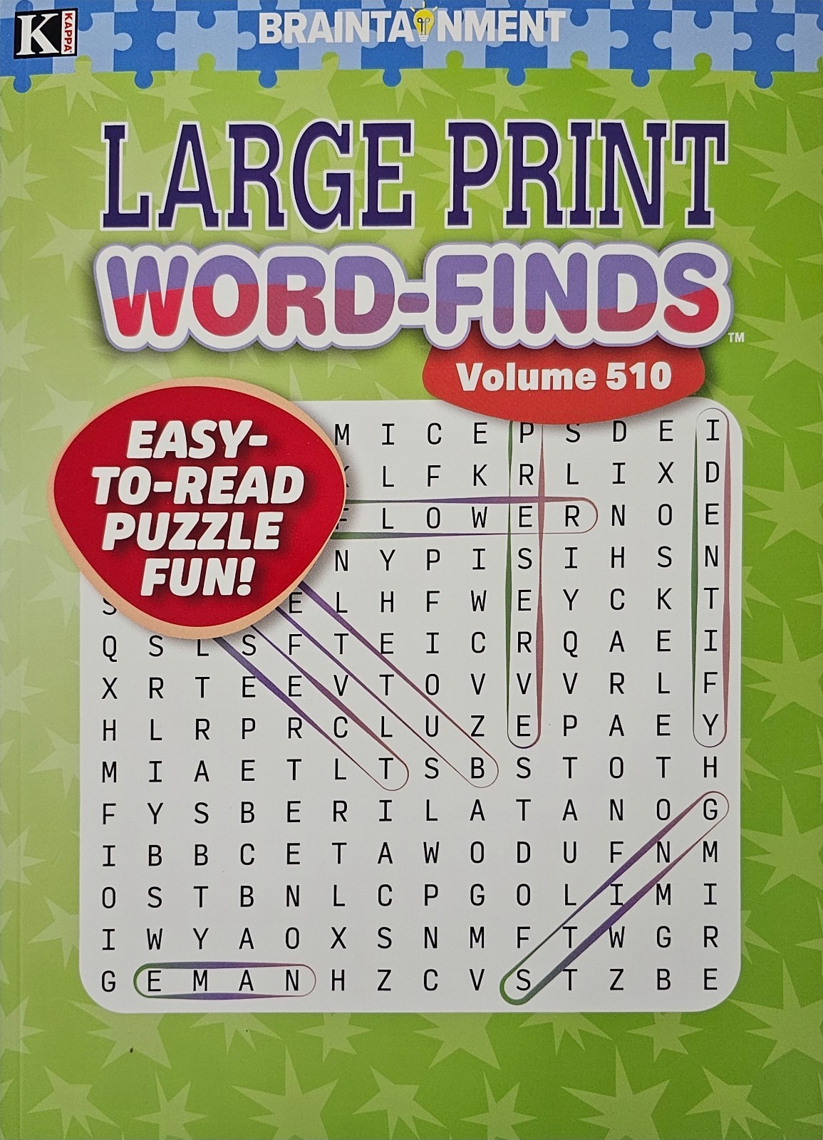 20 Large Print Word-Finds Puzzle Books Kappa Games Vol #491-516 ~ Search,Hunt