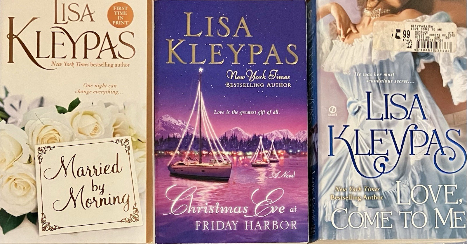 (7 pb) ALL by author LISA KLEYPAS Historical romance