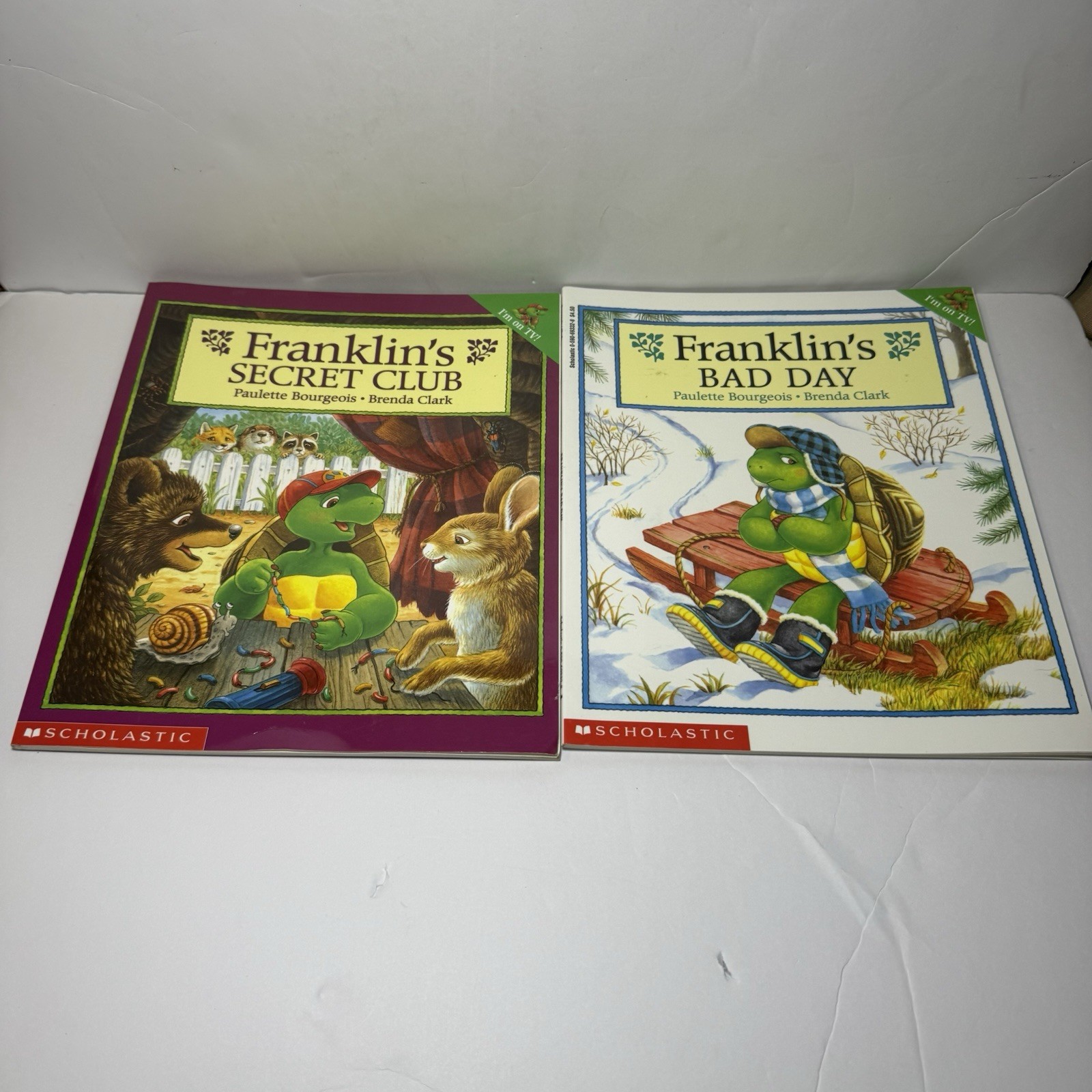 Lot Of 12 Franklin the Turtle Picture Books Paulette Bourgeois & Brenda Clark