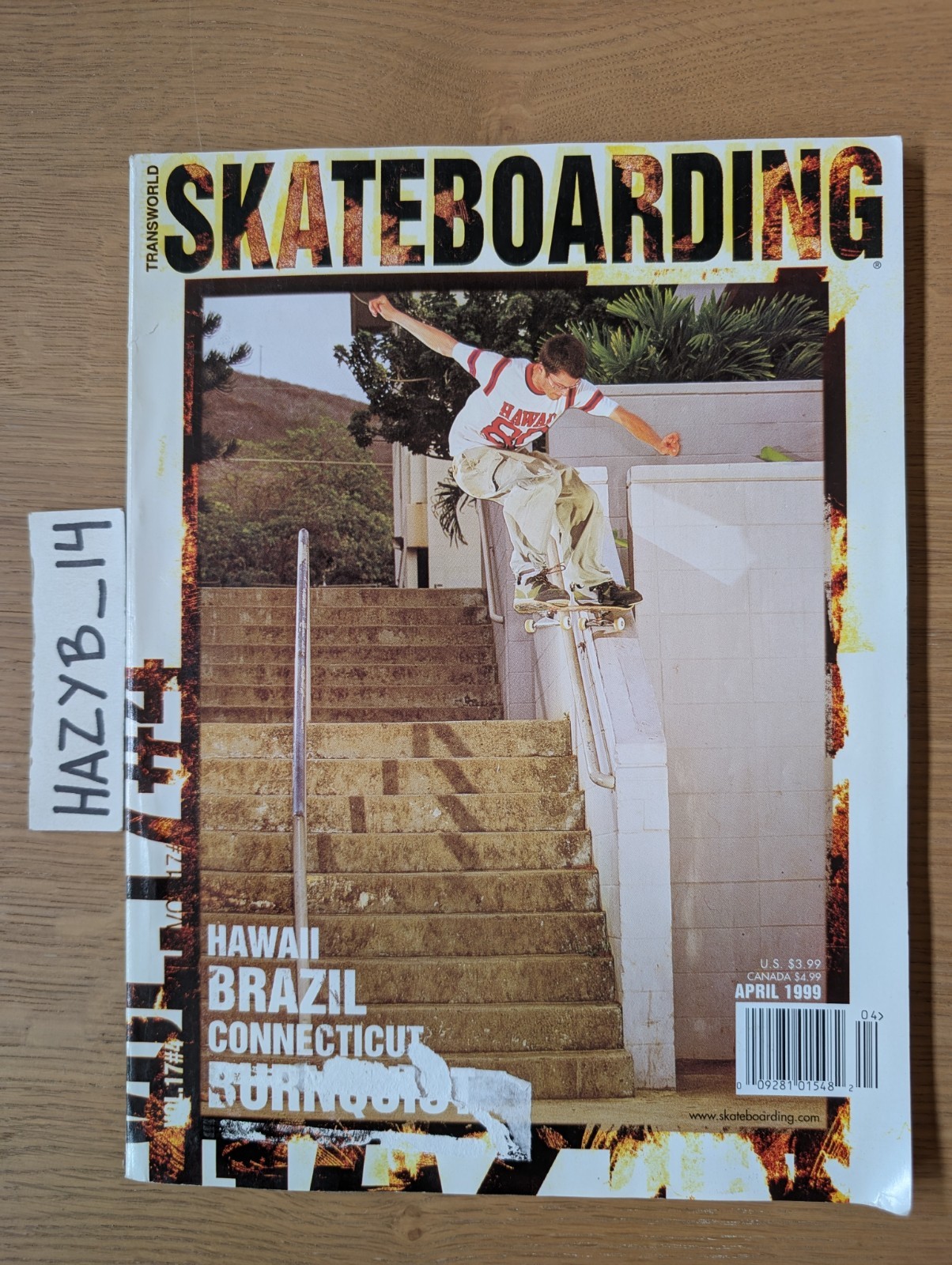 Vintage Transworld Skateboarding Magazine April 1999 90s Rare Steve Olson