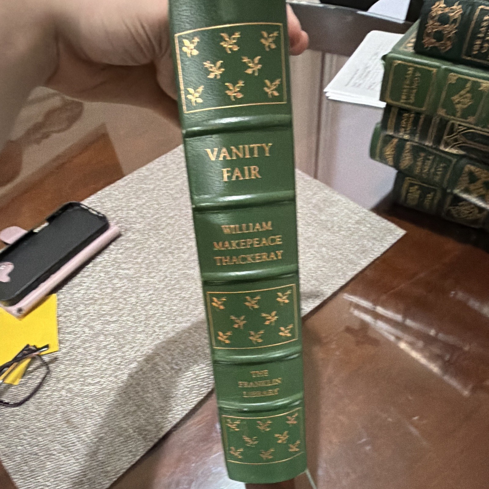 Franklin Library Vanity Fair William Makepeace Thackeray Leather Bound HC