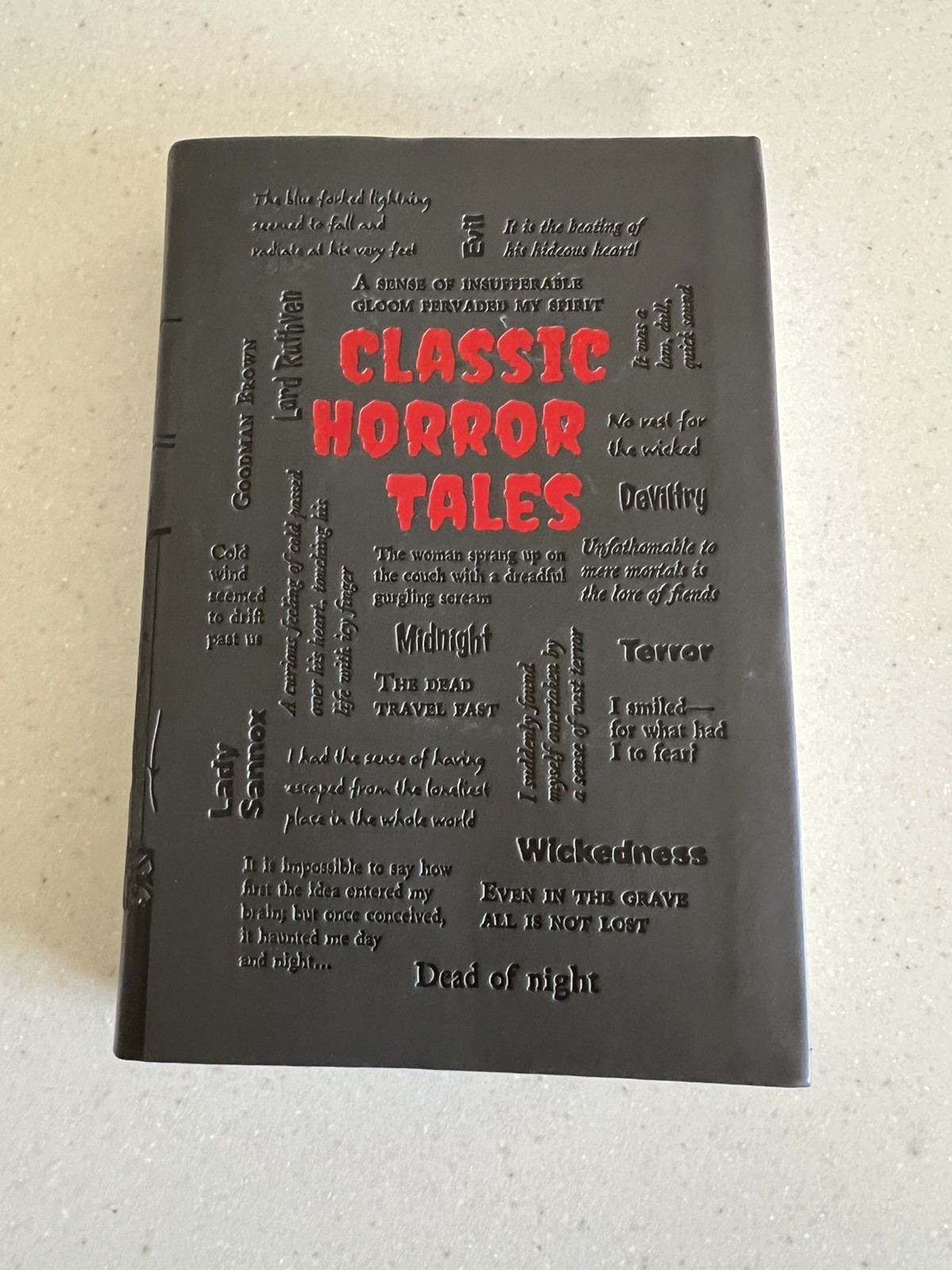 Horror Book set of 6, Word Cloud Classics: Horror Collection Gothic