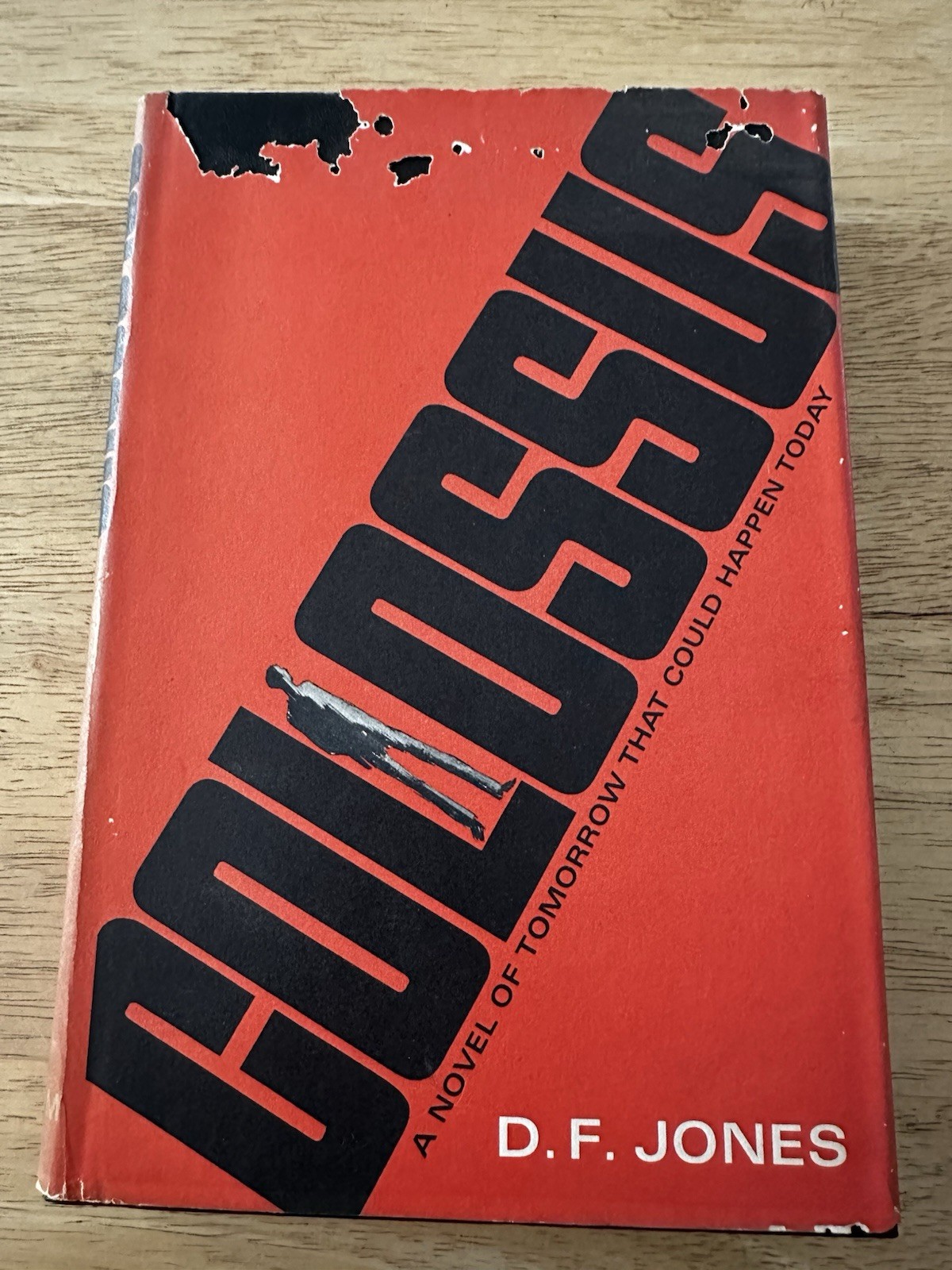COLOSSUS by D. F. Jones Vintage 1966 HC DJ BCE Book Club Edition Vintage