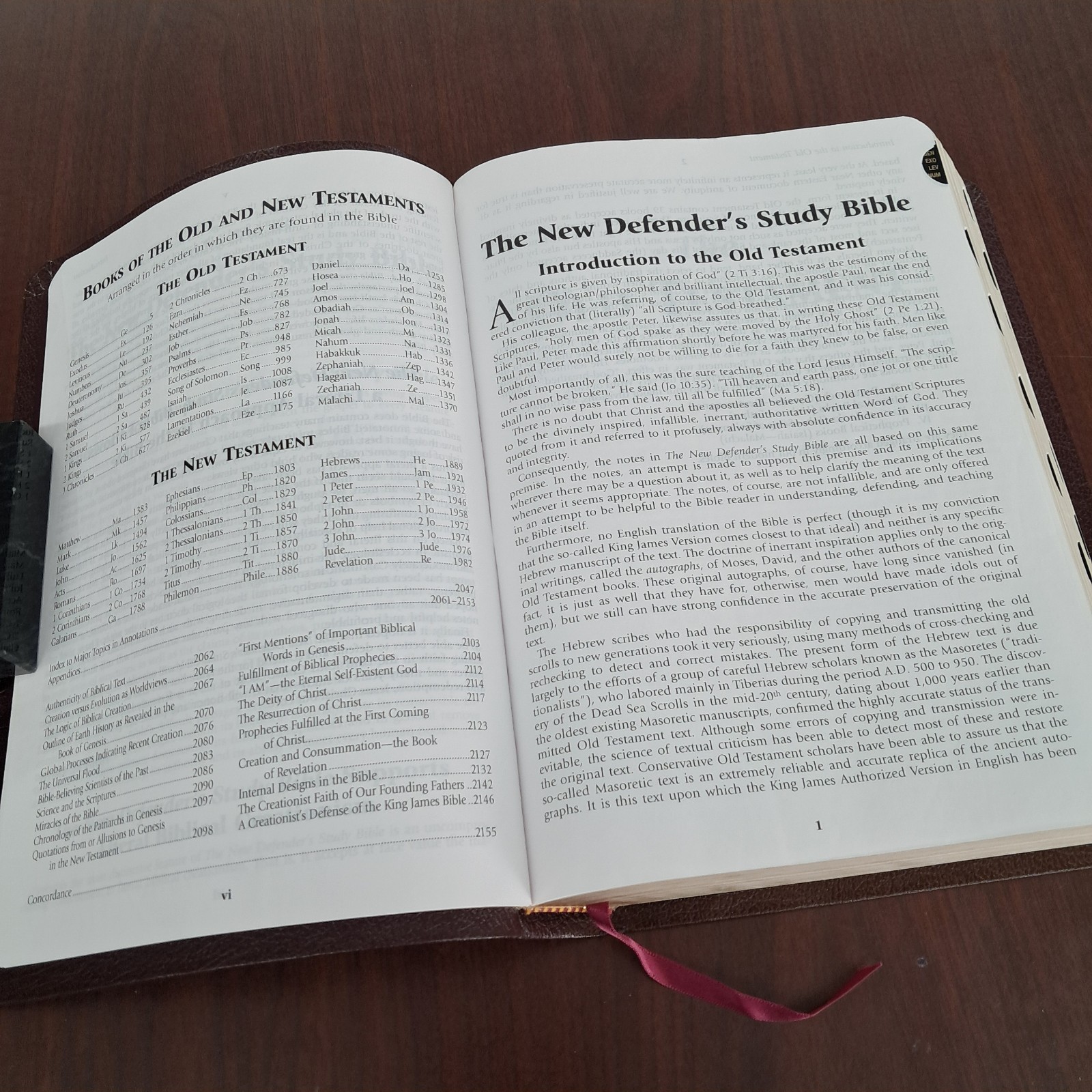 THE NEW DEFENDERS STUDY BIBLE WORLD 2006 HENRY MORRIS RED LTR LEATHER BOUND KJV
