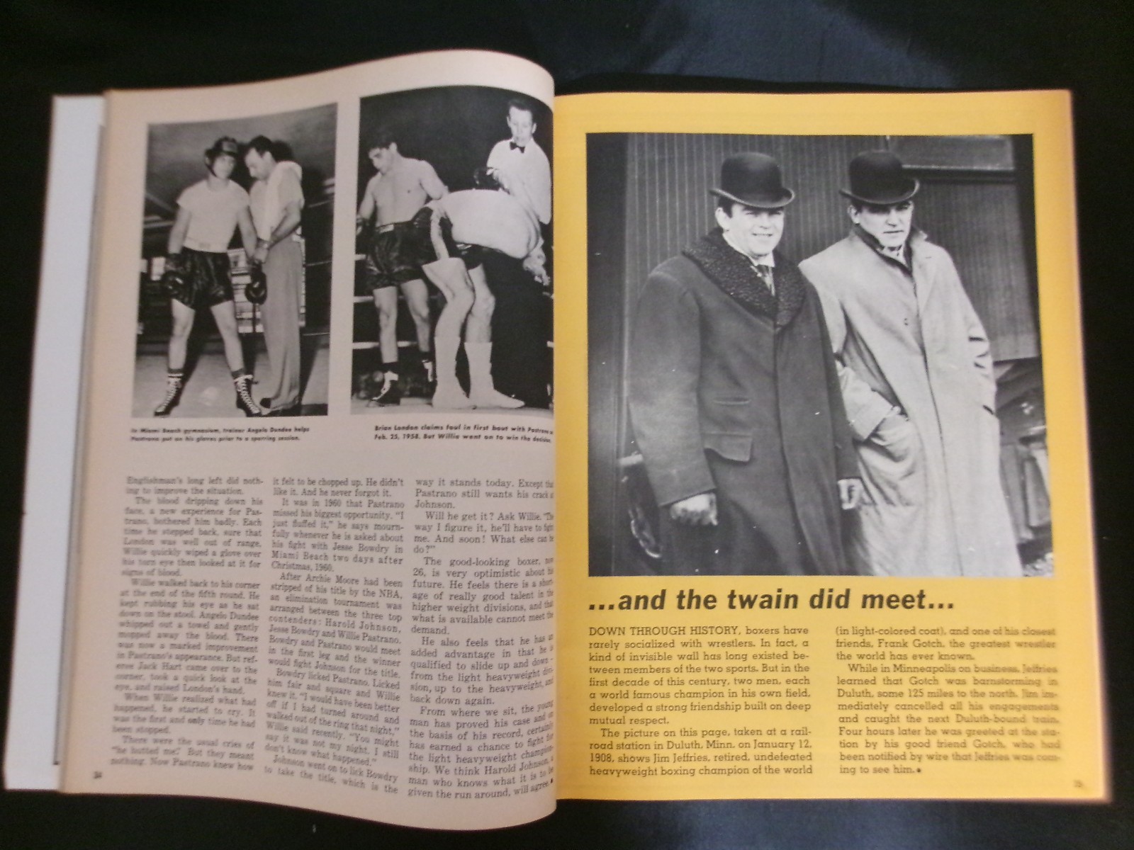 Boxing Illustrated Wrestling News Nov 1962 Cassius Clay Muhammad Ali Magazine