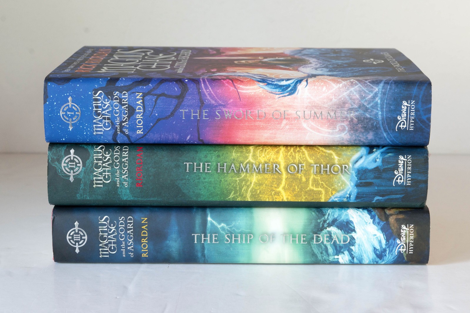 Rick Riordan MAGNUS CHASE Complete Series Lot of 3 Set 1st/1st HARDCOVER Books
