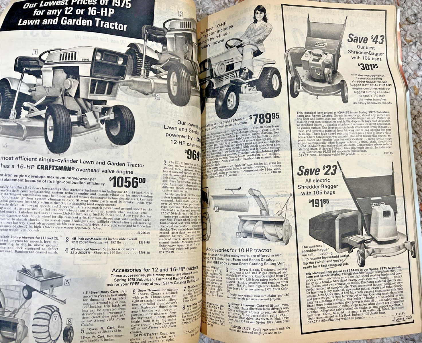 Vintage 1975 SEARS Winter Sale Catalog 317 Pages!