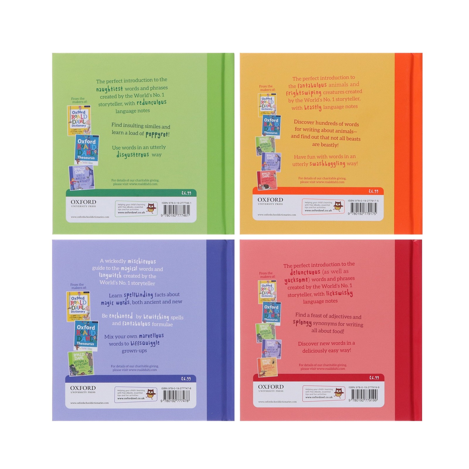 Roald Dahl’s Collection 4 Books Set – Ages 7-10 – Hardback