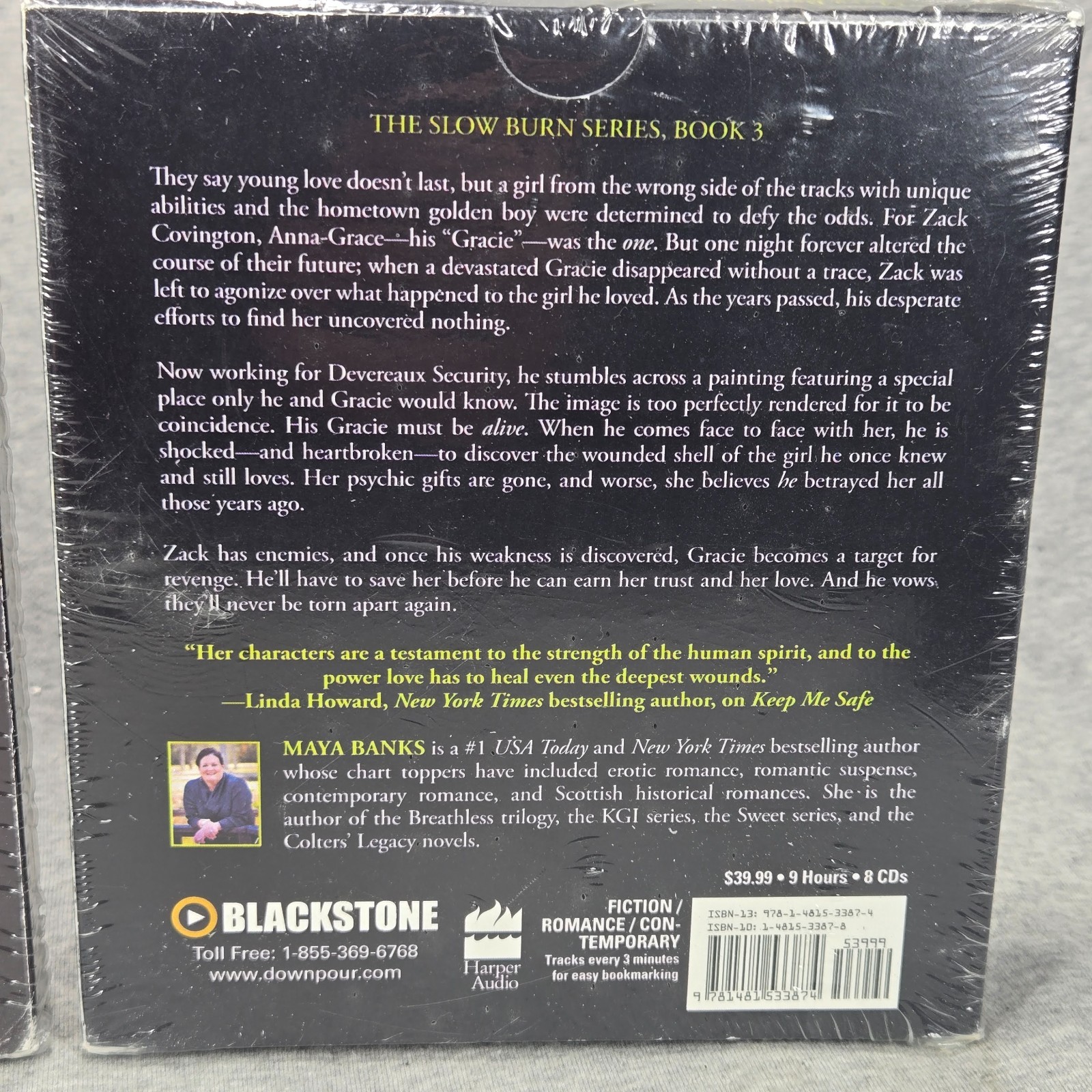 *NEW* Lot of 2 Maya Banks Audio Book CD In His Keeping/Safe At Last