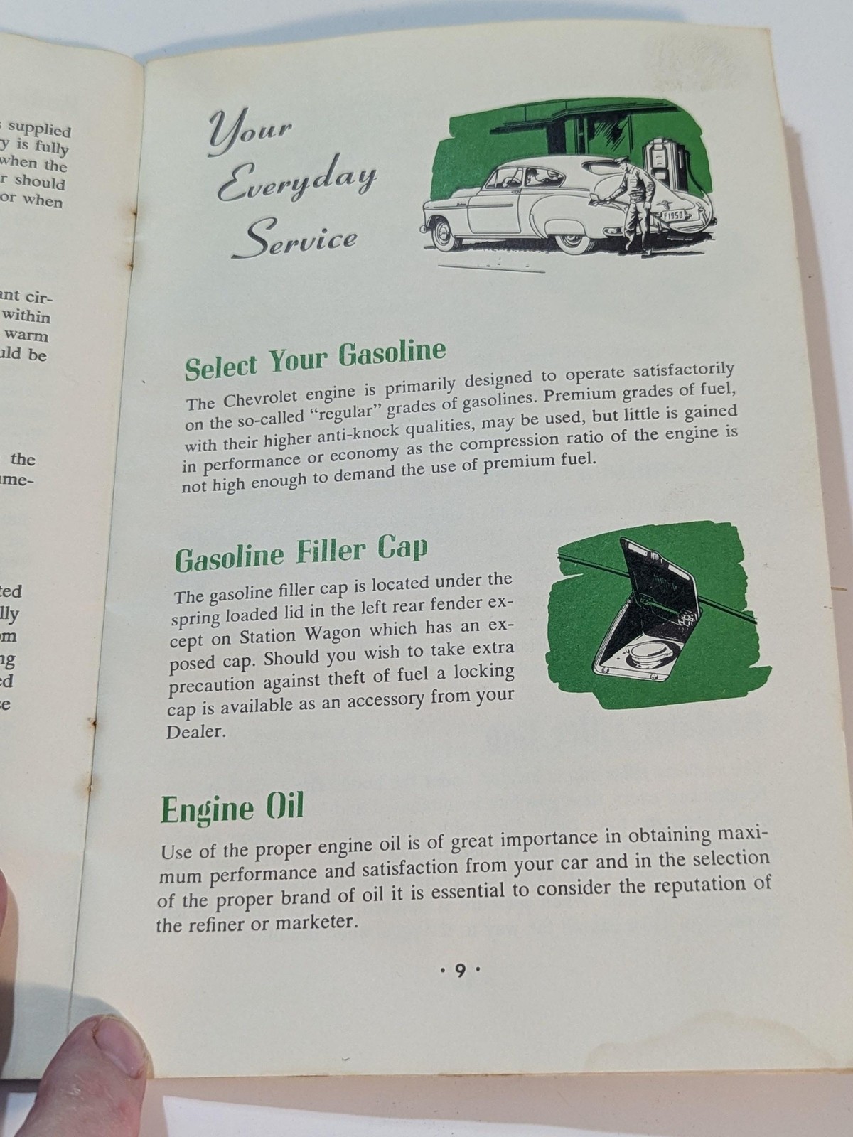 1950 Chevrolet General Hints And Information Brochure Pamphlet Yellow US