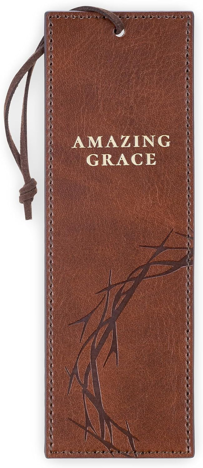 Premium Vegan Leather Inspirational Scripture Bookmark for Men & Women: Amazing