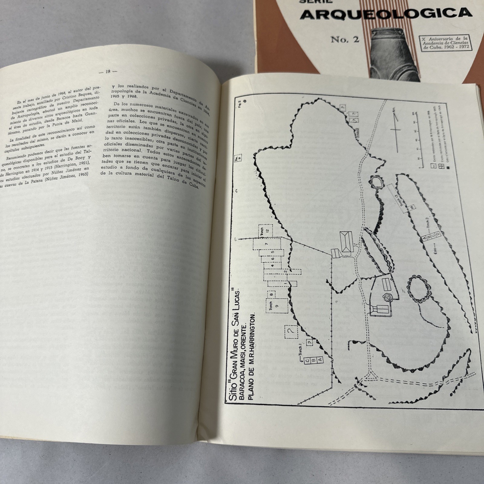 Serie Arqueologica Cuba Archaeology Rare Journal 1972 Photos Maps Volume 1 & 2