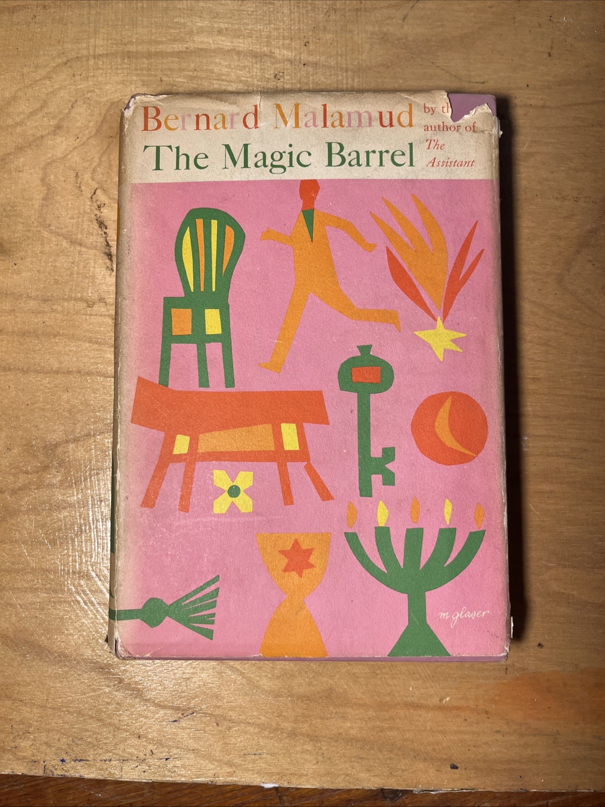 The Magic Barrel Bernard Malamud 1958 HC/DJ 1st Ed. Jewish Lit. America Italy