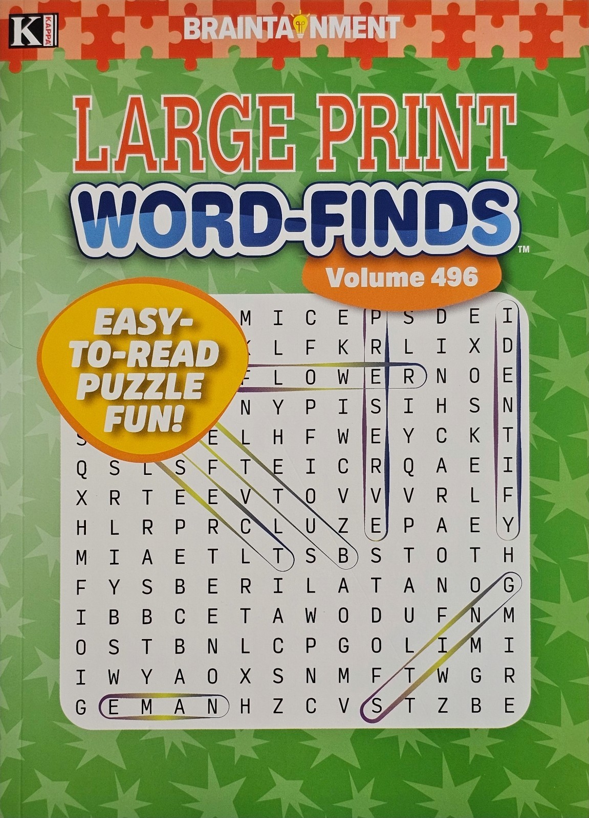 20 Large Print Word-Finds Puzzle Books Kappa Games Vol #491-516 ~ Search,Hunt