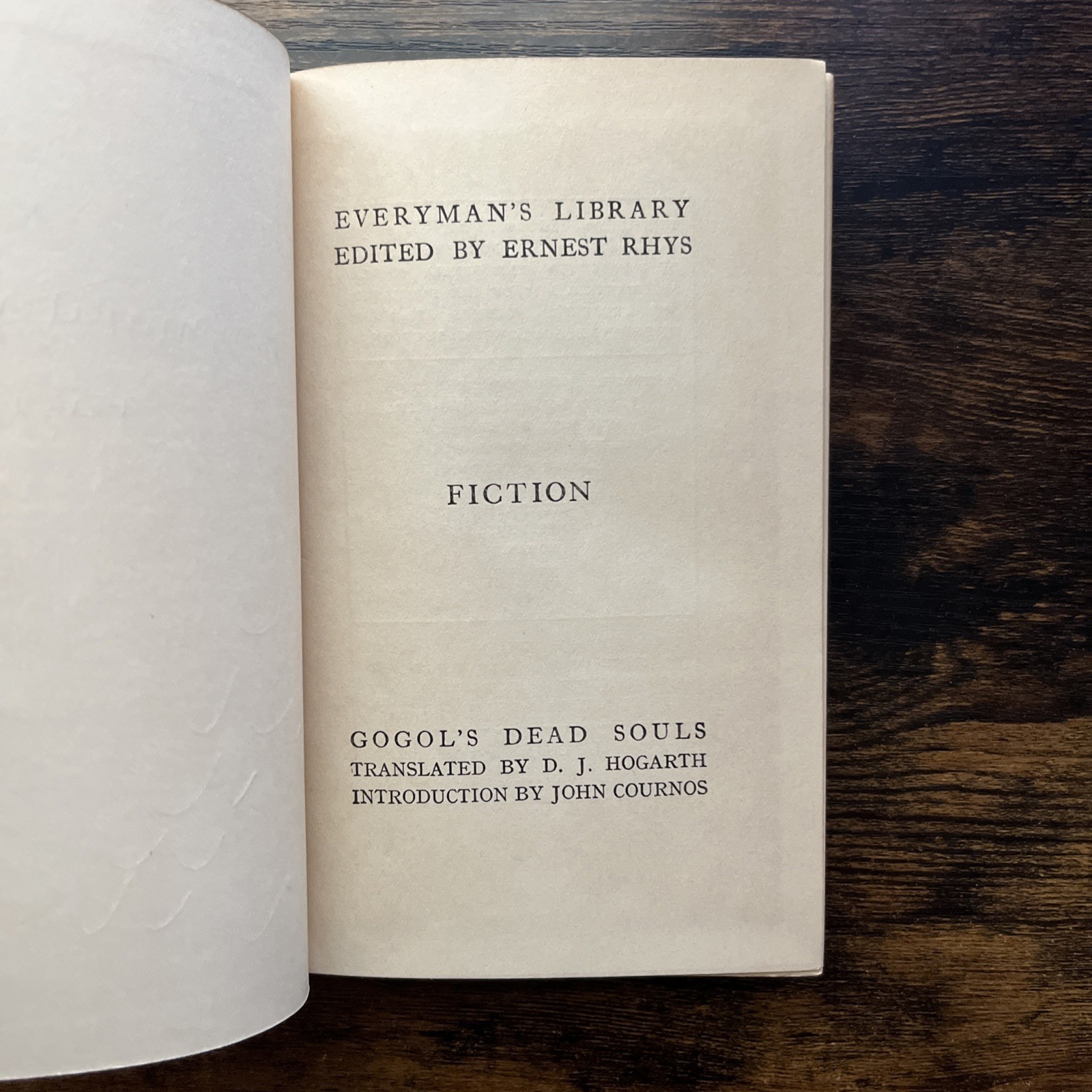 Dead Souls by Nikolai Gogol—1931 Everyman’s Library #726 Hardcover