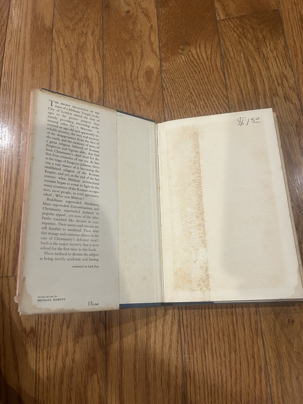 Mithras The Fellow in the Cap Esme Wynne-Tyson 1958 First Edition Rider Occult